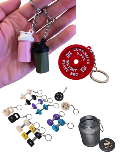 GYM KARIŞIK ANAHTARLIK PAKETİ (100 ADET)