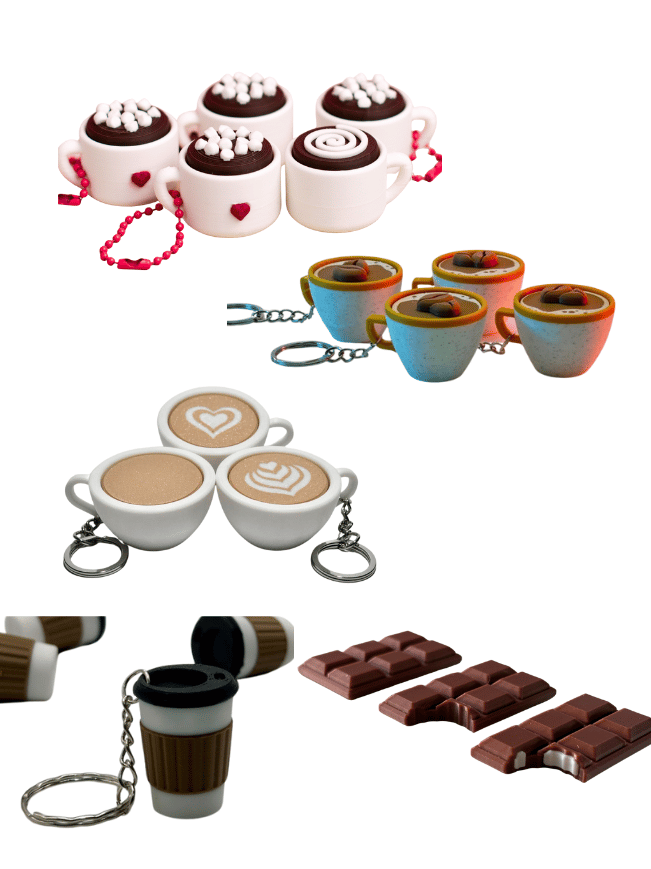 KAFE KARIŞIK ANAHTARLIK PAKETİ (100 ADET) - 1